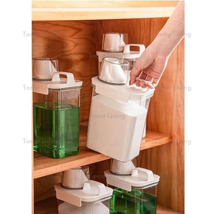Tama Living Nara Laundry Botol Refill Deterjen Laundry Organizer Botol Sabun Botol Refill Sabun