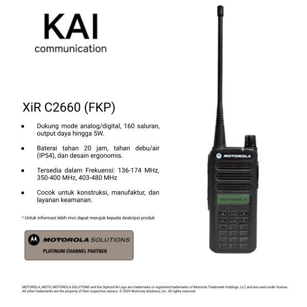 Handy talky HT motorola XIR C2660 UHF xir c 2660 UHF 403-480MHZ