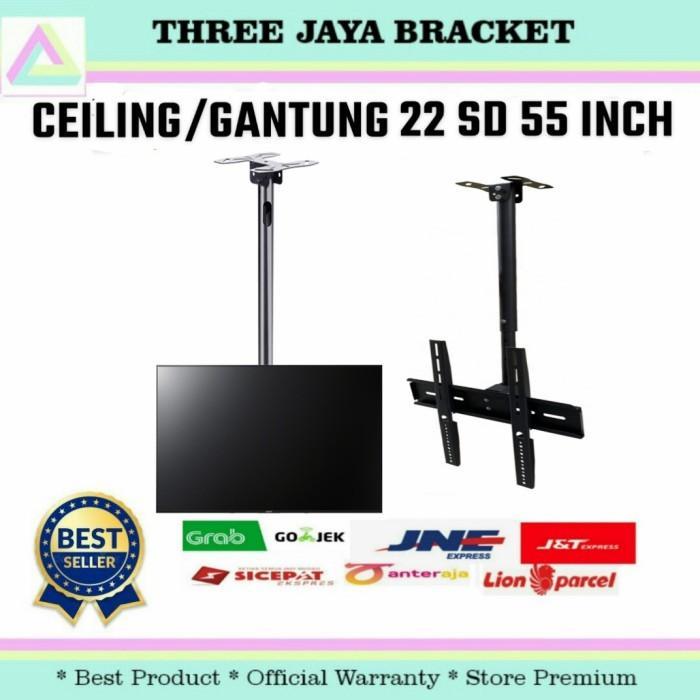 Bracket TV Gantung Plafon/ Tiang ceilling Gantung