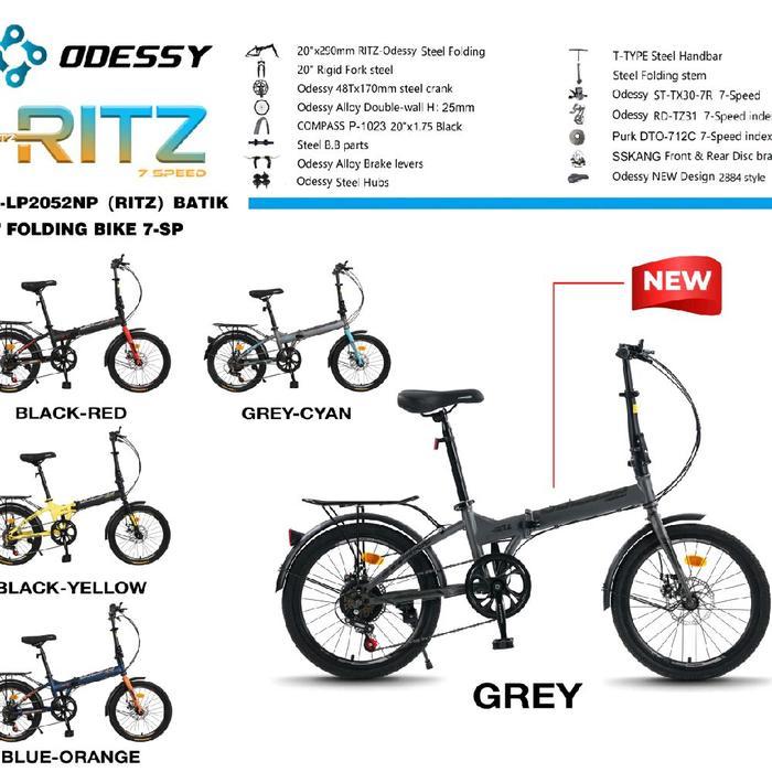 Sepeda Lipat 16 inch Merk Odessy Ritz