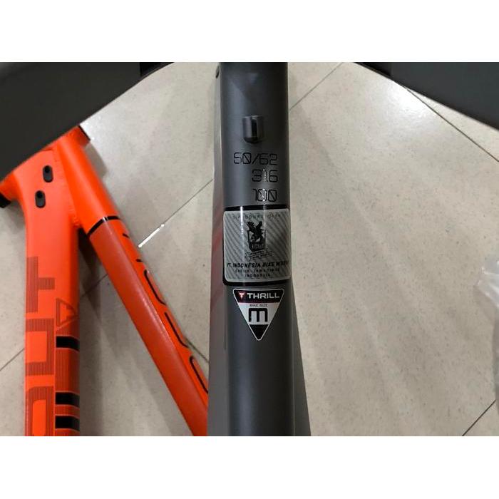 Frame Thrill Wreak Orange Abu Dirt Jump Inner Cable Alloy Dj Original