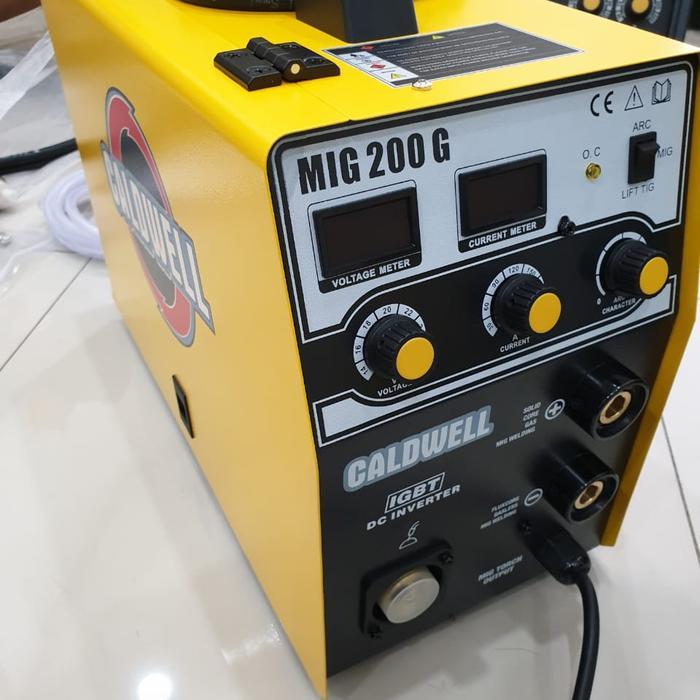 Caldwell Mig 200G Mesin Las Co2 Mig 200 G Trafo Las Co 1Phase 15Kg 5Kg #Gratisongkir