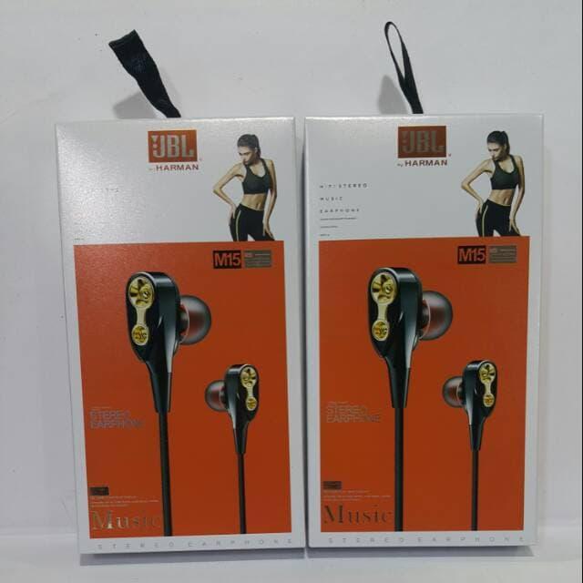 Hf Headset Jbl M15 Stereo Handsfree Jbl M15 Earphone Jbl M15 Populer