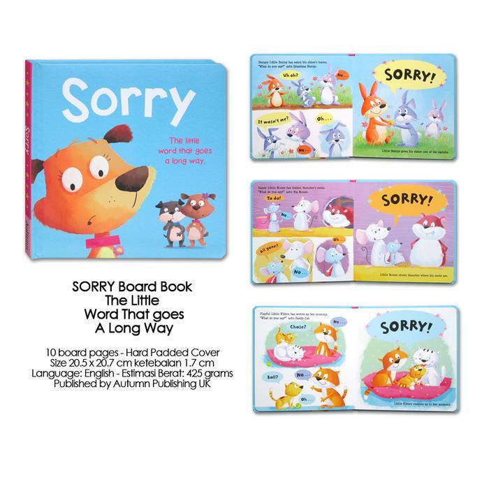 Magic Words & Good Characters Board Books (Thank You, Sorry, Share, Please) #Gratisongkir