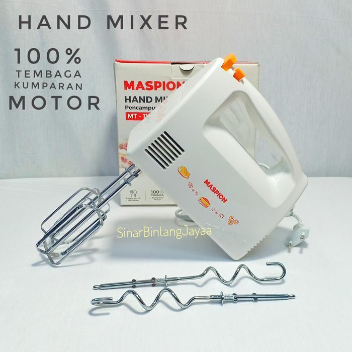 Maspion Hand Mixer Mt1150 Mixer Tangan /Hand Mixer Tangan Maspion 1150
