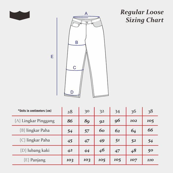 Rockmaker Celana Denim Regular Loose Ice Grey Jeans Nyaman Tbk