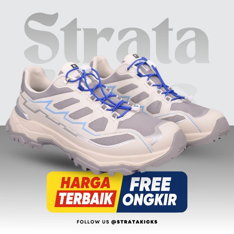 Kailas Expedition 5 "Metallic Silver/Sapphire Blue" KS2612128 Sneaker Sepatu (Size 39-45)