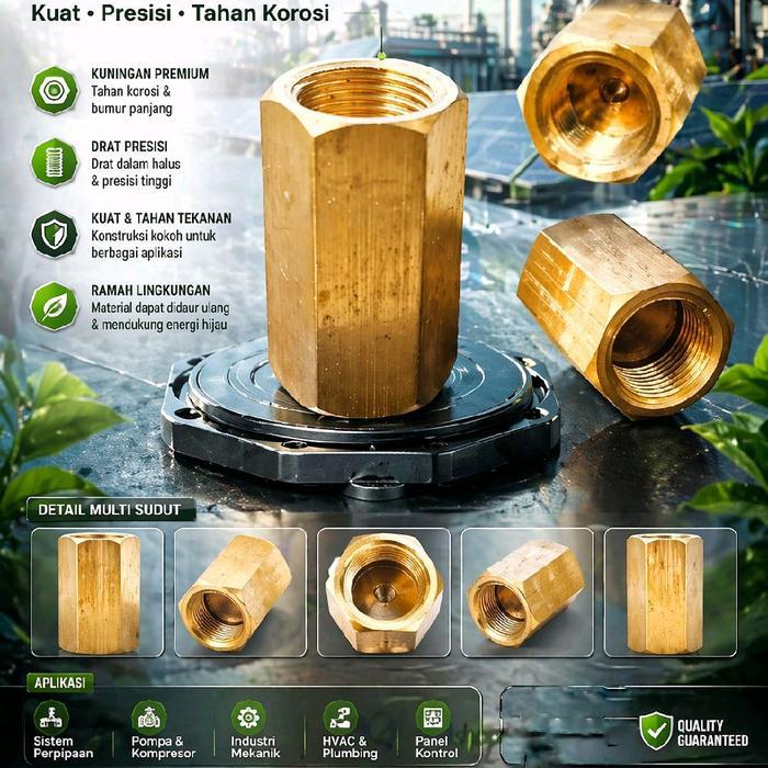 Neple Converter konektor tabung co2 ke o2 konverter nepel oksigen