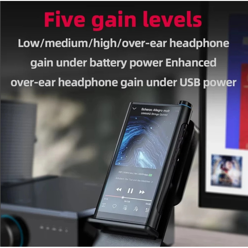 FiiO Music Player M15s Snapdragon 660 with ES9038PRO Hi-Res Android 10 5.5inch MP3 Player