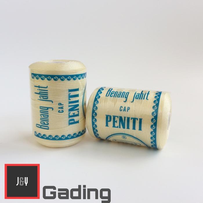 Benang nylon no. 30 cap peniti kuning gading