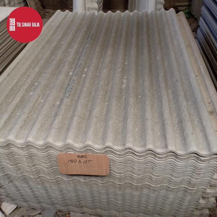 Asbes 150 x 105 Merk Tripilar SNI / Atap Asbes Gelombang Kecil 150 x 105