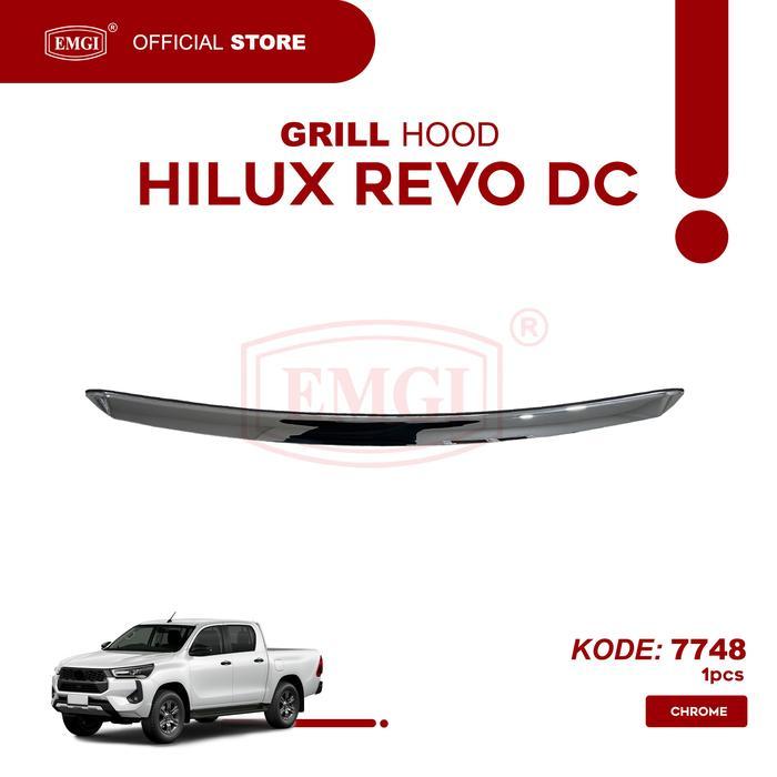 EMGI - Grill Hood Hilux Revo DC Chrome - 7748