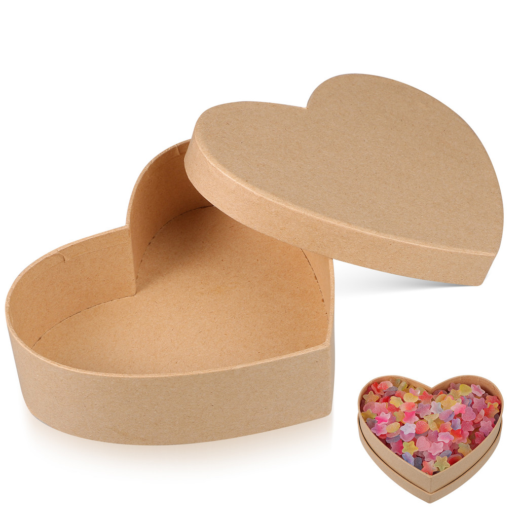 Heart Shaped Presentation Present Box DIY Valentine's Day Present Box Heart Shaped Flower Box Floral