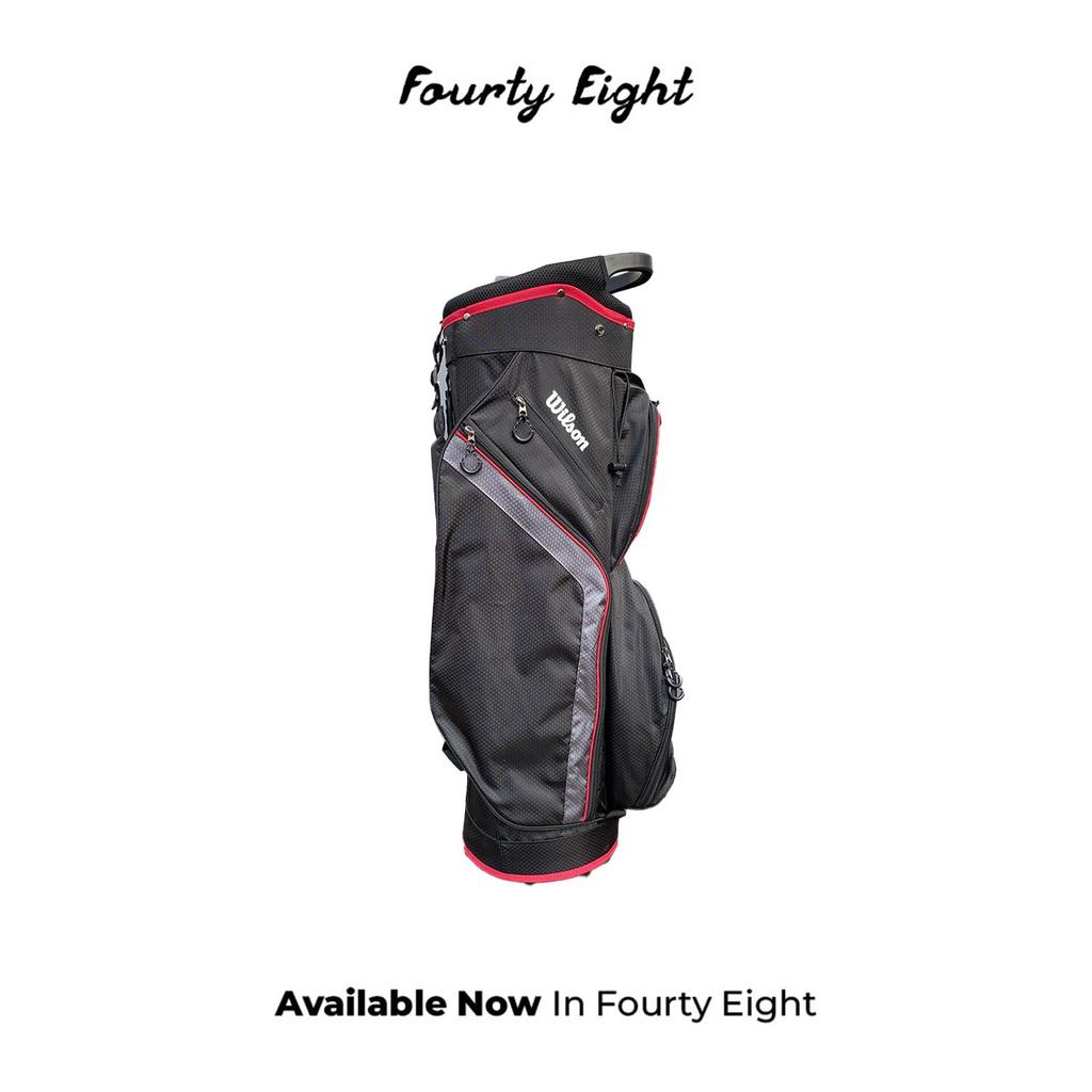 Tas Golf Unisex Wilson Black Red (WSGWG4008601) Original