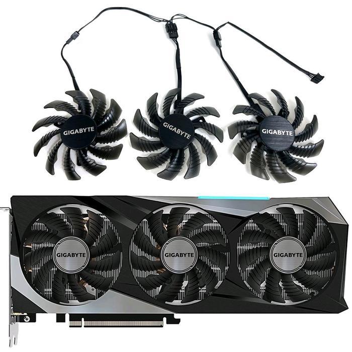 FAN KIPAS VGA GIGABYTE RX 6500 6600 6700 6750 GAMING OC 75MM 4PIN PREMIUM