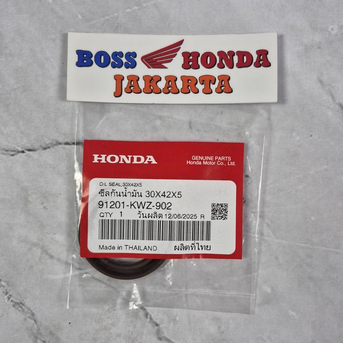 91201-KWZ-902 : SIL KRUK AS SEBELAH KANAN REVO AT / OIL SEAL 30X42X5 ORIGINAL HONDA MOTOR CO.,LTD