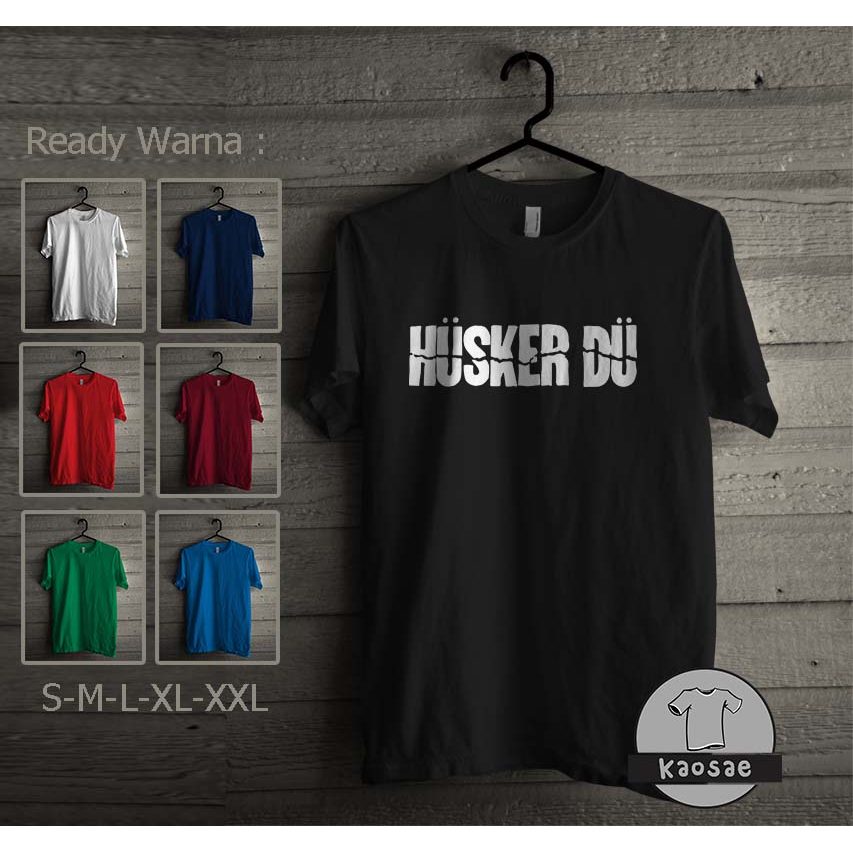 Kaos New HUSKER DU Kaos Distro