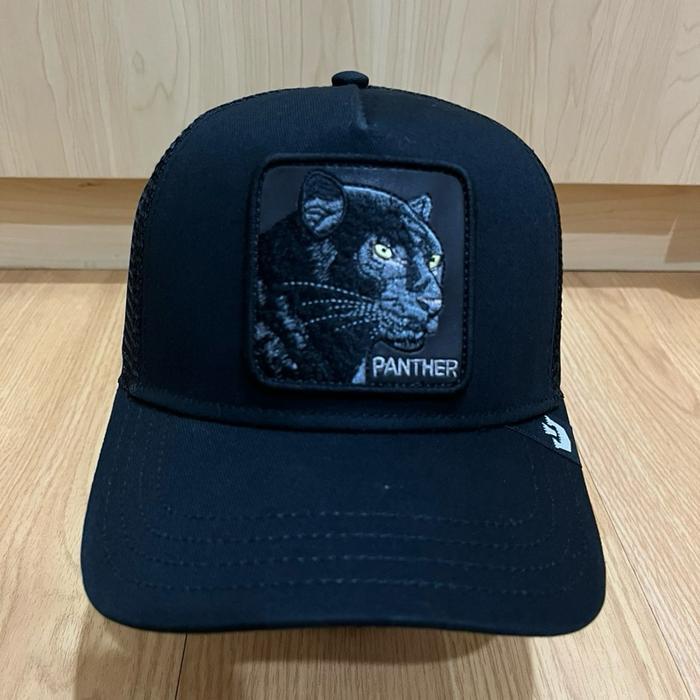 Goorin Bros panther black cap topi