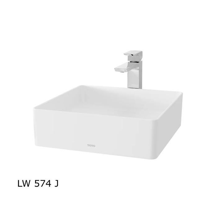 WASTAFEL MEJA TOTO LW574J KOMPLIT SET KRAN PANAS DINGIN / LW 574 J