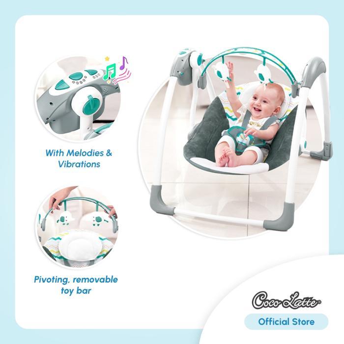 Ready Cocolatte Deluxe Portable Swing Weeler