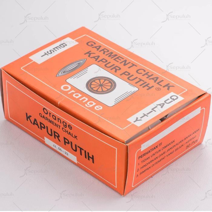 Kapur Jahit _ Kapur Kelinci "Orange" _ Garment Chalk _ Kapur Putih
