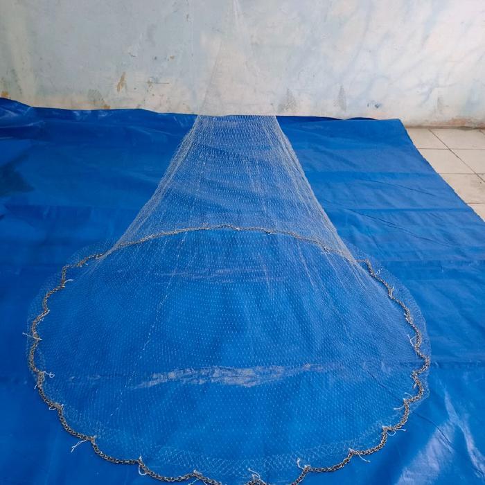 Ready Jala Lempar Jala Ikan 1 Meter Inci 025 Bahan Senar Pemberat Timah