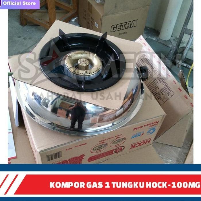 Kompor Gas Hock 100MG Stainless Gold Mutiara 1 Tungku