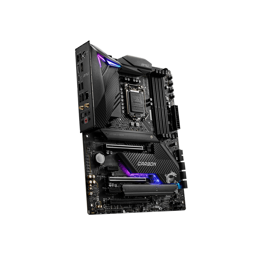 MSI MPG Z490 GAMING CARBON WIFI LGA 1200 Intel Z490 ATX Intel Motherboard