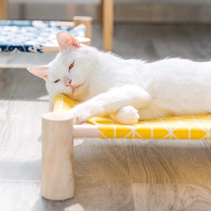 Vitakraft - Kasur Kucing/Anjing Bahan Kayu Jati Belanda Kokoh Bongkar Pasang Bisa Di Cuci Kasur