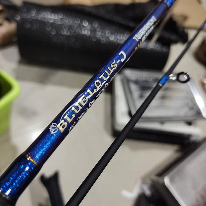 Ready joran kamikaze blue lotus j 602 180 cm bc baitcasting fuji