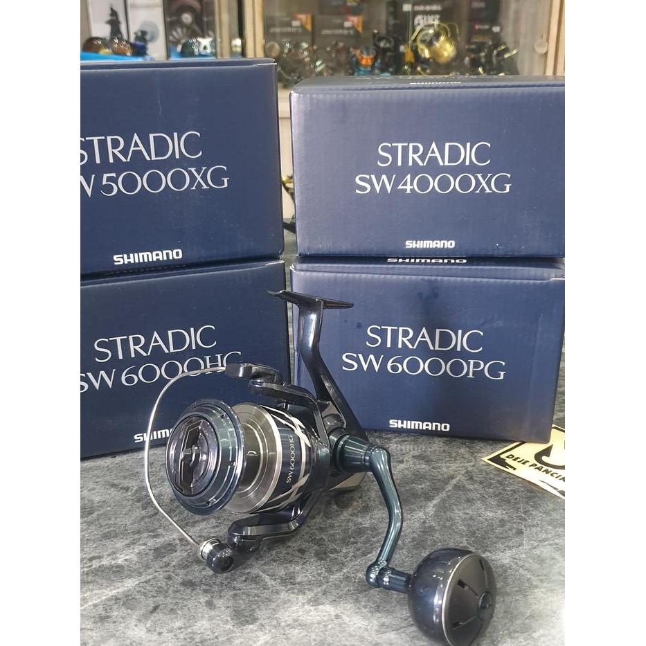 Khusus Gosend Reel Spinning Shimano Stradic Sw 4000Xg 5000Xg 6000Hg Dan 6000Pg New 2024