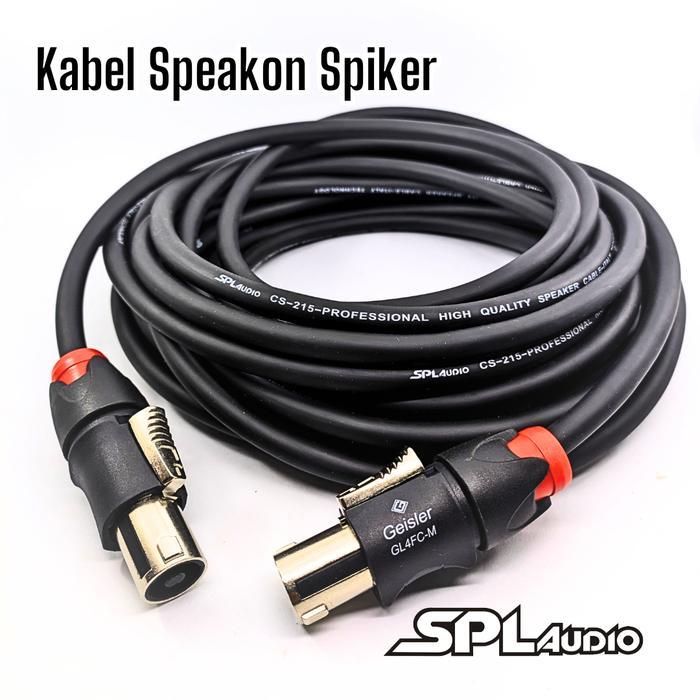 Kabel Spiker Spl Audio 2X1.5Mm Spikon To Spikon / Kabel Speaker Dua Spikon Geisler Terbaik