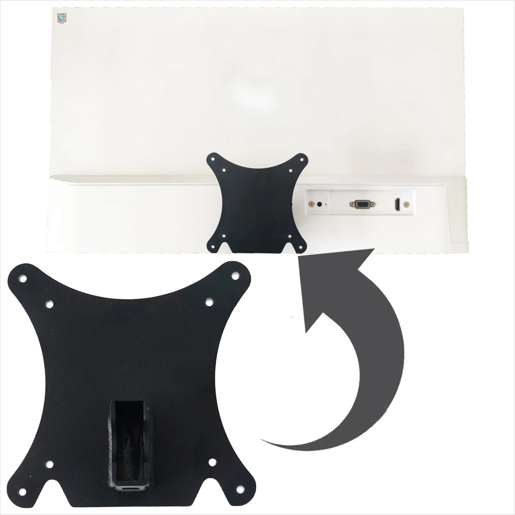 VESA Mount Adapter for HP Series M 21.5 23.8 Inch M22f M24f M24fd M24fw M24fwa FHD Monitor Bracket