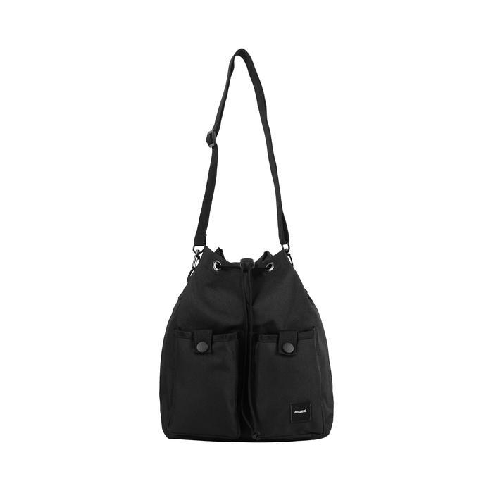 TERMURAH Gozeal Slingbag Noya Black Tas Slempang Perekat Tali Simple Tas Pria Wanita Unisex Canvas