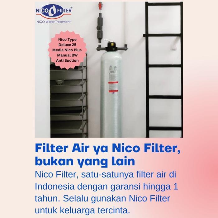 Nico Water Treatment Media Filter Air Anti Bau Saringan Air Media Nico Plus