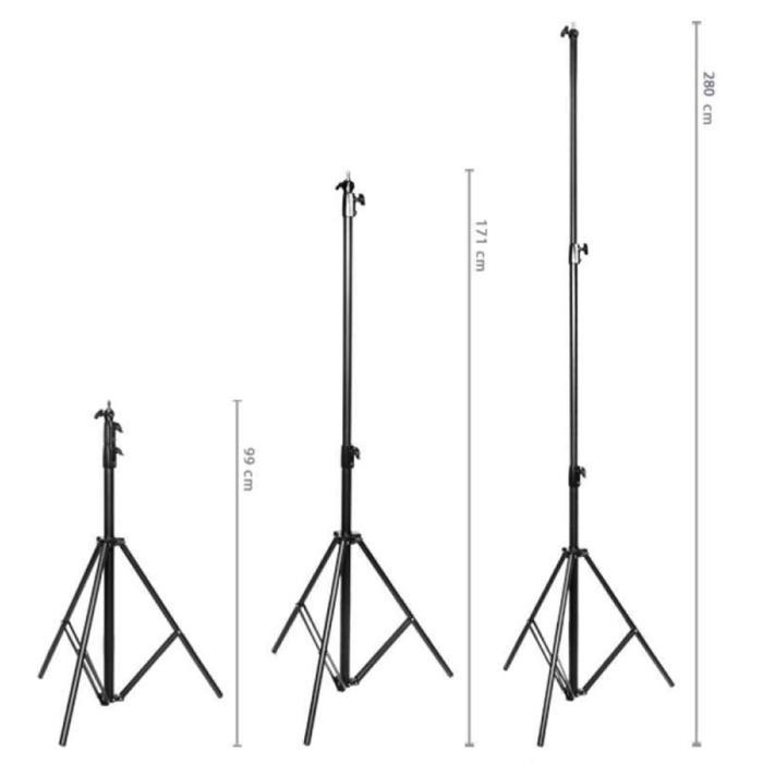 Excell Power Air Light Stand Lightstand Tripod lampu studio