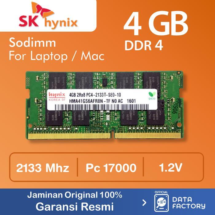 RAM LAPTOP HYNIX DDR4 4GB 2133Mhz / PC17000 SODIMM NOTEBOOK MEMORY
