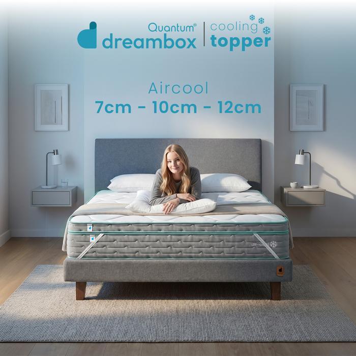 Quantum Dreambox Cooling Topper Aircool / Topper Kasur Dingin / Cool-To-Touch