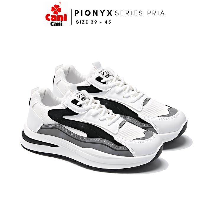 Cani "Free Box" (Size 39 - 45) Pionyx Sepatu Pria Sneakers Sport Fashion Kasual Import - Sepatu