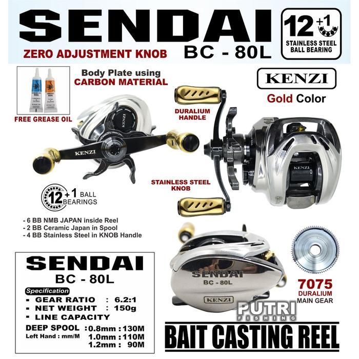 REEL KENZI SENDAI BC - Warna Gold