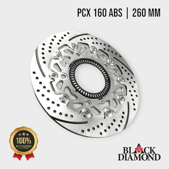 Black Diamond - Disc Brake 260 For Pcx 160 Abs Piringan Cakram Depan Twotone Dengan Sensor