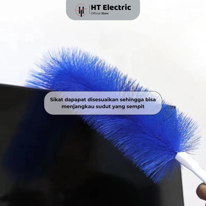 "New" HT Hardware Kemoceng Sikat Pembersih Debu Kipas Angin Jendela Tirai Gordern Ac Serbaguna