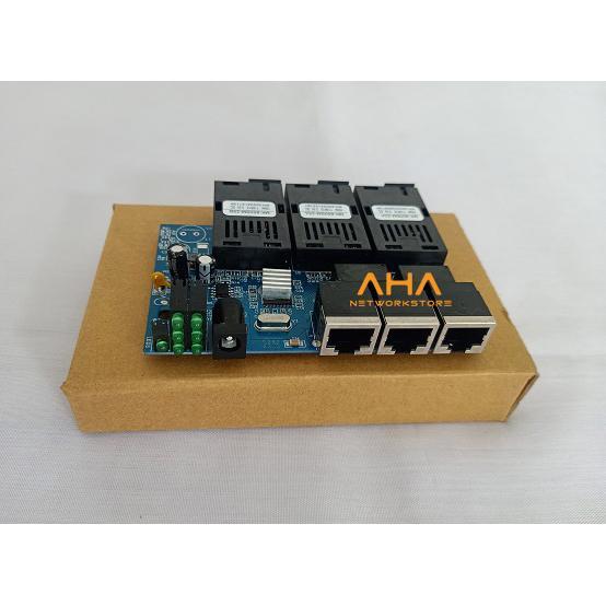 Terlaris Pcba 3F3E Poe Pcba Converter Fo 3Fo 3Eth Poe Board Only 3F3E
