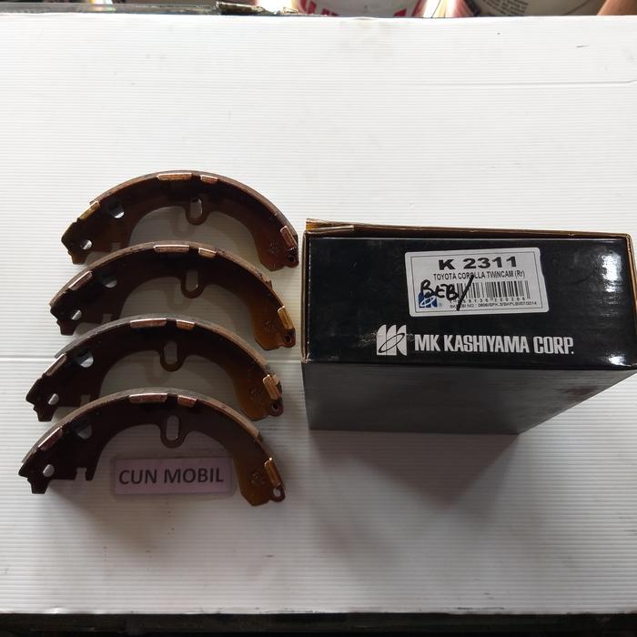BRAKE SHOE TOYOTA COROLLA TWINCAM GREAT COROLLA 1.3 BLKG MK K2311-01 TERBATAS