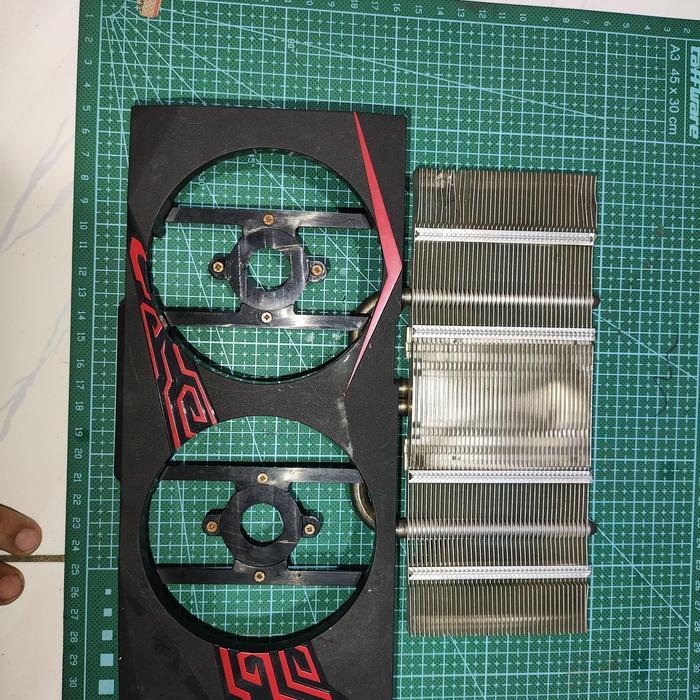 CASING VGA ASUS EXPEDITION RX 570 470 4GB DUAL FAN ORIGINAL LANGKA PREMIUM
