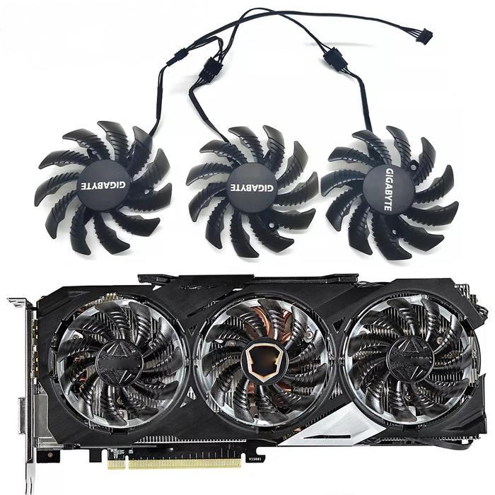 FAN VGA GIGABYTE GTX 980 980TI TITAN X 75MM 4PIN BARU