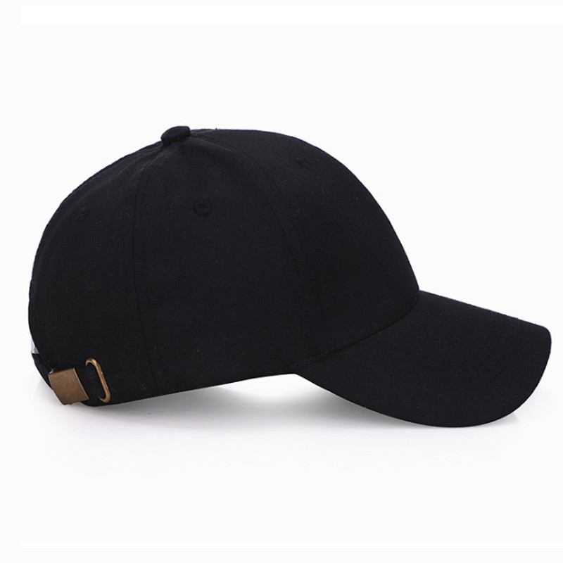Customized logo printed on pure cotton sun hat men's and women's baseball cap duckbill cap