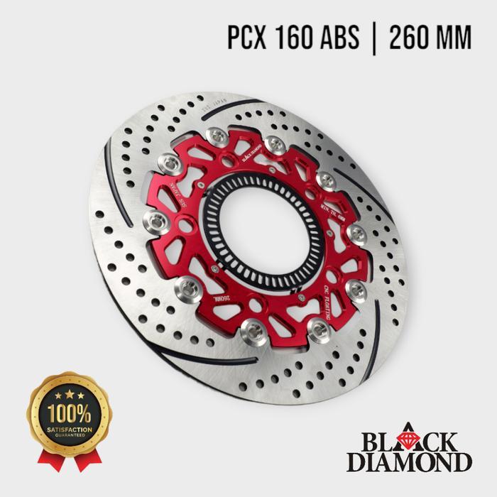 Black Diamond - Disc Brake 260 for PCX 160 ABS Piringan Cakram Depan Twotone dengan Sensor