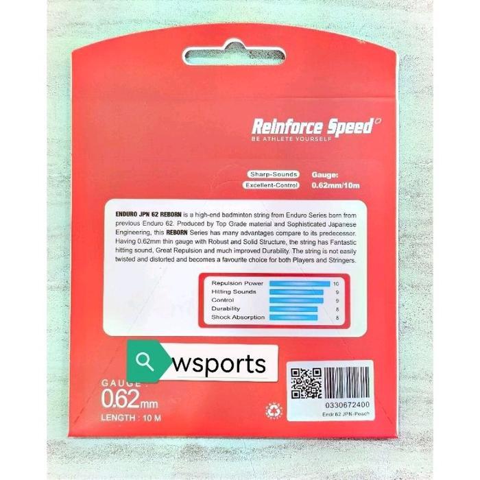 Senar Badminton RS Enduro 62 REBORN JP Original