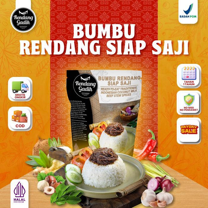 Rendang Gadih - Bumbu Rendang Siap Saji 250 g
